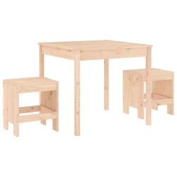 vidaXL 3-tlg. Garten-Bistro-Set Massivholz Kiefer