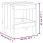 vidaXL 3-tlg. Garten-Bistro-Set Massivholz Kiefer vidaXL 3-tlg. Garten-Bistro-Set Massivholz Kiefer
