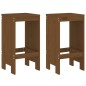 vidaXL 3-tlg. Gartenbar-Set Honigbraun Massivholz Kiefer vidaXL 3-tlg. Gartenbar-Set Honigbraun Massivholz Kiefer
