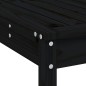vidaXL 5-tlg. Gartenbar-Set Schwarz Massivholz Kiefer vidaXL 5-tlg. Gartenbar-Set Schwarz Massivholz Kiefer
