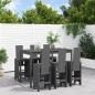 vidaXL 7-tlg. Gartenbar-Set Grau Massivholz Kiefer vidaXL 7-tlg. Gartenbar-Set Grau Massivholz Kiefer