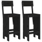 vidaXL 3-tlg. Gartenbar-Set Schwarz Massivholz Kiefer vidaXL 3-tlg. Gartenbar-Set Schwarz Massivholz Kiefer