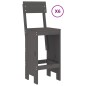vidaXL 7-tlg. Gartenbar-Set Grau Massivholz Kiefer vidaXL 7-tlg. Gartenbar-Set Grau Massivholz Kiefer