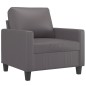 vidaXL Sessel Grau 60 cm Kunstleder vidaXL Sessel Grau 60 cm Kunstleder