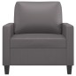 vidaXL Sessel Grau 60 cm Kunstleder vidaXL Sessel Grau 60 cm Kunstleder