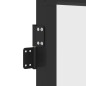 vidaXL Innentür Schlank Schwarz 83x201,5 cm Hartglas & Aluminium vidaXL Innentür Schlank Schwarz 83x201,5 cm Hartglas & Aluminium