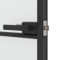 vidaXL Innentür Schlank Schwarz 83x201,5 cm Hartglas & Aluminium vidaXL Innentür Schlank Schwarz 83x201,5 cm Hartglas & Aluminium