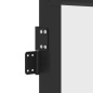 vidaXL Innentür Schlank Schwarz 83x201,5 cm Hartglas & Aluminium vidaXL Innentür Schlank Schwarz 83x201,5 cm Hartglas & Aluminium