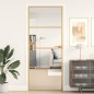 vidaXL Innentür Schlank Golden 83x201,5 cm Hartglas und Aluminium vidaXL Innentür Schlank Golden 83x201,5 cm Hartglas und Aluminium