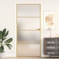 vidaXL Innentür Schlank Golden 93x201,5 cm Hartglas und Aluminium vidaXL Innentür Schlank Golden 93x201,5 cm Hartglas und Aluminium