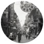 WallArt Fototapete Hong Kong the Old Days Rund 190 cm WallArt Fototapete Hong Kong the Old Days Rund 190 cm