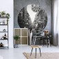 WallArt Fototapete Hong Kong the Old Days Rund 190 cm WallArt Fototapete Hong Kong the Old Days Rund 190 cm