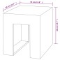 vidaXL Betonhocker 2 Stk. 35x40x40 cm vidaXL Betonhocker 2 Stk. 35x40x40 cm