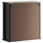 vidaXL Bad-Wandschrank BERG Schwarz 69,5x27x71,5 cm Massivholz vidaXL Bad-Wandschrank BERG Schwarz 69,5x27x71,5 cm Massivholz