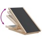vidaXL Hunderampe Grau 70x35 cm Massivholz Tanne vidaXL Hunderampe Grau 70x35 cm Massivholz Tanne