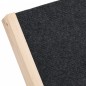 vidaXL Hunderampe Grau 70x35 cm Massivholz Tanne vidaXL Hunderampe Grau 70x35 cm Massivholz Tanne