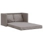 vidaXL Bodensofa mit Schlaffunktion Taupe 112x174x55 cm Stoff vidaXL Bodensofa mit Schlaffunktion Taupe 112x174x55 cm Stoff