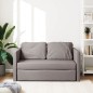 vidaXL Bodensofa mit Schlaffunktion Taupe 112x174x55 cm Stoff vidaXL Bodensofa mit Schlaffunktion Taupe 112x174x55 cm Stoff