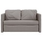 vidaXL Bodensofa mit Schlaffunktion Taupe 112x174x55 cm Stoff vidaXL Bodensofa mit Schlaffunktion Taupe 112x174x55 cm Stoff