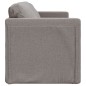 vidaXL Bodensofa mit Schlaffunktion Taupe 112x174x55 cm Stoff vidaXL Bodensofa mit Schlaffunktion Taupe 112x174x55 cm Stoff