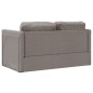 vidaXL Bodensofa mit Schlaffunktion Taupe 112x174x55 cm Stoff vidaXL Bodensofa mit Schlaffunktion Taupe 112x174x55 cm Stoff