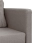vidaXL Bodensofa mit Schlaffunktion Taupe 112x174x55 cm Stoff vidaXL Bodensofa mit Schlaffunktion Taupe 112x174x55 cm Stoff