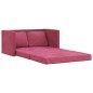 vidaXL Bodensofa mit Schlaffunktion Weinrot 122x204x55 cm Samt vidaXL Bodensofa mit Schlaffunktion Weinrot 122x204x55 cm Samt