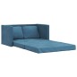 vidaXL Bodensofa mit Schlaffunktion Blau 122x204x55 cm Samt vidaXL Bodensofa mit Schlaffunktion Blau 122x204x55 cm Samt