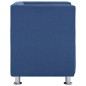 vidaXL Würfel-Sessel Blau Stoff vidaXL Würfel-Sessel Blau Stoff