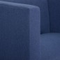 vidaXL Würfel-Sessel Blau Stoff vidaXL Würfel-Sessel Blau Stoff