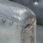 vidaXL Sessel Grau Echtleder vidaXL Sessel Grau Echtleder