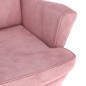 vidaXL Sessel Rosa Samt vidaXL Sessel Rosa Samt