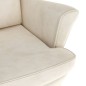 vidaXL Sessel Cremeweiß Samt vidaXL Sessel Cremeweiß Samt