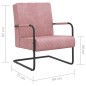vidaXL Freischwinger Rosa Samt vidaXL Freischwinger Rosa Samt