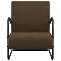 vidaXL Sessel Dunkelbraun Stoff 