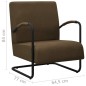 vidaXL Sessel Dunkelbraun Stoff vidaXL Sessel Dunkelbraun Stoff