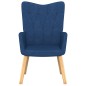 vidaXL Relaxsessel Blau Stoff vidaXL Relaxsessel Blau Stoff