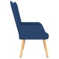 vidaXL Relaxsessel Blau Stoff vidaXL Relaxsessel Blau Stoff