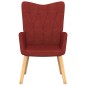 vidaXL Relaxsessel Weinrot Stoff vidaXL Relaxsessel Weinrot Stoff