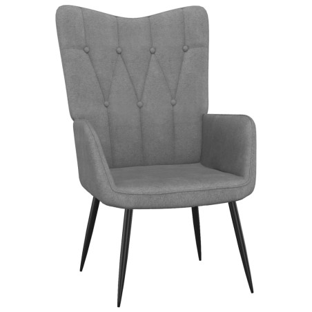 vidaXL Relaxsessel Dunkelgrau Stoff 