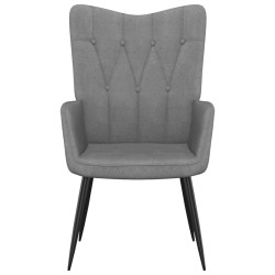 vidaXL Relaxsessel Dunkelgrau Stoff 