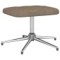 vidaXL Relaxsessel mit Hocker Taupe Stoff vidaXL Relaxsessel mit Hocker Taupe Stoff