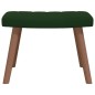 vidaXL Relaxsessel mit Hocker Dunkelgrün Samt vidaXL Relaxsessel mit Hocker Dunkelgrün Samt