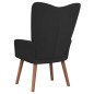 vidaXL Relaxsessel Schwarz Samt vidaXL Relaxsessel Schwarz Samt
