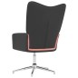 vidaXL Relaxsessel Rosa Samt und PVC vidaXL Relaxsessel Rosa Samt und PVC
