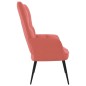 vidaXL Relaxsessel Rosa Samt vidaXL Relaxsessel Rosa Samt