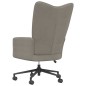 vidaXL Relaxsessel Hellgrau Samt vidaXL Relaxsessel Hellgrau Samt