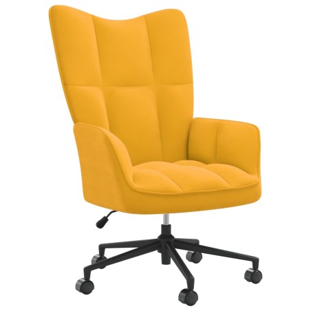 vidaXL Relaxsessel Senfgelb Samt