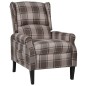 vidaXL Relaxsessel Verstellbar Beige Stoff vidaXL Relaxsessel Verstellbar Beige Stoff