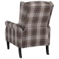 vidaXL Relaxsessel Verstellbar Beige Stoff vidaXL Relaxsessel Verstellbar Beige Stoff
